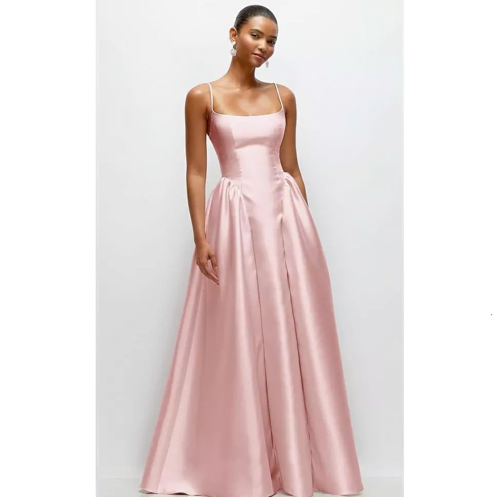 Ballet Pink Basque Waist Gown Style 3169 Size 10